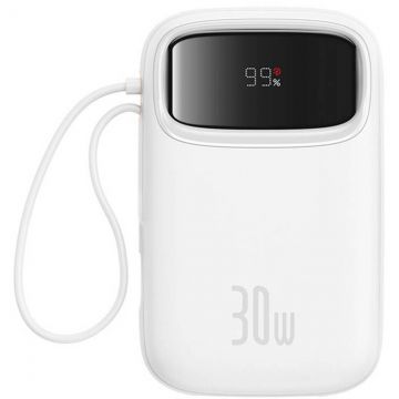 BASEUS Powerbank Baseus QPow 2 10000mAh 30W (white)