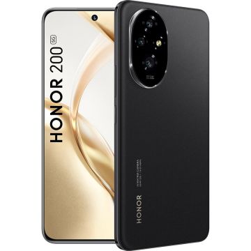 Honor Telefon mobil HONOR 200, 12GB RAM, 512GB, 5G, Negru