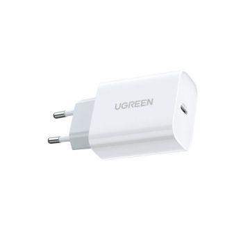 Incarcator rapid retea UGREEN Nexode 30W USB-C PD GaN Fast Charger, USB-C, Alb