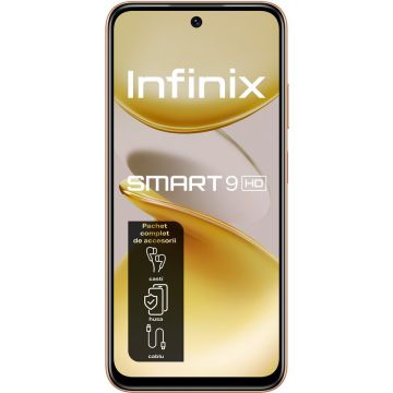 Infinix Telefon mobil INFINIX SMART 9 HD X6532C, 4GB, 64GB, 4G, Coral Gold