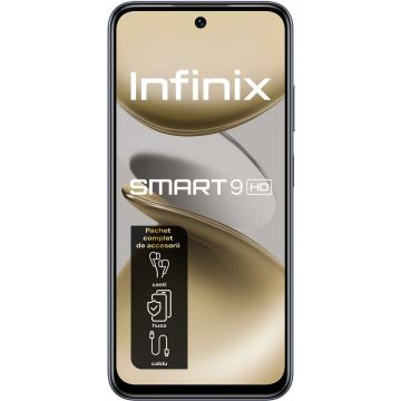 Infinix Telefon mobil INFINIX SMART 9 HD X6532C, 4GB, 64GB, 4G, Negru