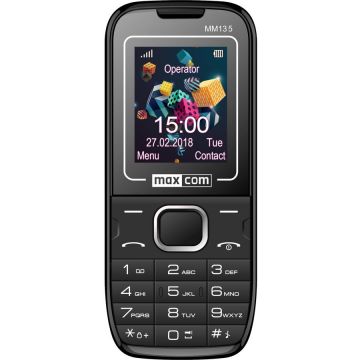 Maxcom Telefon mobil Maxcom Classic MM135, Dual SIM, Negru -Albastru