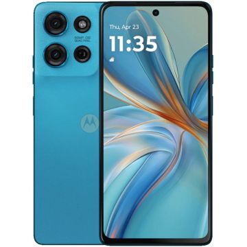 Smartphone Motorola Moto G75, 256GB, 8GB RAM, Dual SIM, 5G, Tri-Camera, Aqua Blue