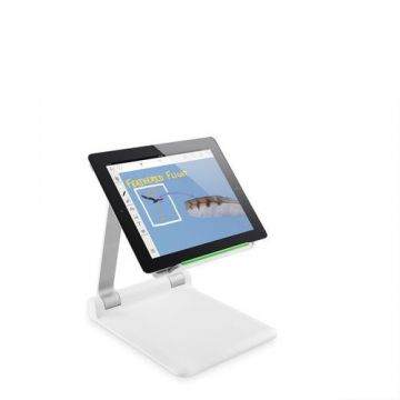 Stand tableta Belkin Tablet Stand B2B118 pentru Galaxy Tab / Apple iPad (Alb/Argintiu)