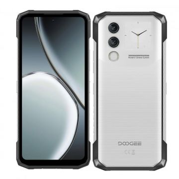 Telefon mobil Doogee Blade 10 Max, Argintiu, 4G, 6.56   HD+ 90Hz, 20GB RAM (8GB + 12GB extensibil), 256GB ROM, 50MP, Spreadtrum T606, Android 14, 10300mAh, Face ID, NFC, Dual SIM