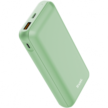 Trust Baterie exterioara Trust Redoh , 20.000 mAh, Quick Charge 3.0, 3,7 V, Verde