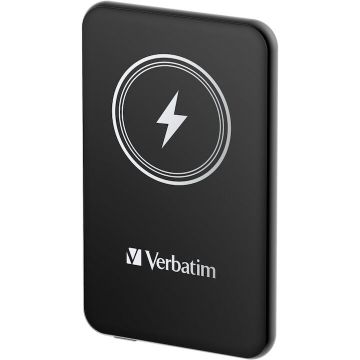 Verbatim Power Bank Verbatim 5.000mAh Charge'n'Go BlackMagnetic Wireless