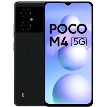 Xiaomi Telefon Mobil Poco M4 5G, Procesor MediaTek MT6833 Dimensity 700, IPS LCD 6.58, 4GB RAM, 64GB Flash, Camera Duala 13+2MP, Wi-Fi, 5G, Dual Sim, Android, Negru