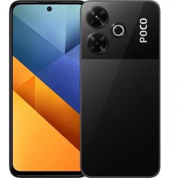 Xiaomi Telefon Mobil Xiaomi Poco M6 4G, 128GB Flash, 6GB RAM, Dual SIM, Negru