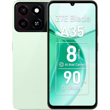 ZTE Telefon mobil ZTE Blade A35, Dual SIM, 2GB RAM, 64GB, 4G,Verde