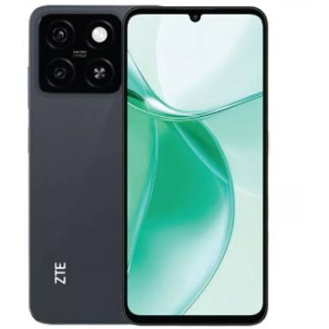 ZTE Telefon Mobil ZTE Blade A55, Procesor Unisoc SC9863A1 Octa-Core, Ecran IPS LCD 6.75, 4GB RAM, 64GB Flash, Camera 13 MP, Wi-Fi, 4G, Dual SIM, Android, Negru