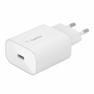 Belkin Incarcator de retea USB-C PD 3.0 PPS Wall Charger 25W , alb