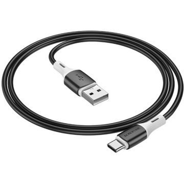 Borofone CABLU alimentare si date Borofone BX79, Fast Charging Data Cable pt. smartphone, USB la USB Type-C 3A , 1m, Negru