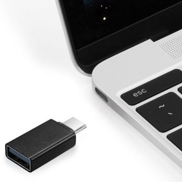 GEMBIRD ADAPTOR GEMBIRD, pt. smartphone, USB 2.0 Type-C (T) la USB 2.0 (M), negru