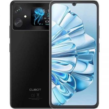 Telefon Mobil Cubot A20, Negru, 4G, 6.745   HD+ 90Hz, 12GB RAM (4GB + 8GB extensibili), 128GB ROM, Android 14, SC T616 Octa-Core, 48MP+16MP, NFC, OTG, Face ID, baterie 5100mAh, Dual SIM