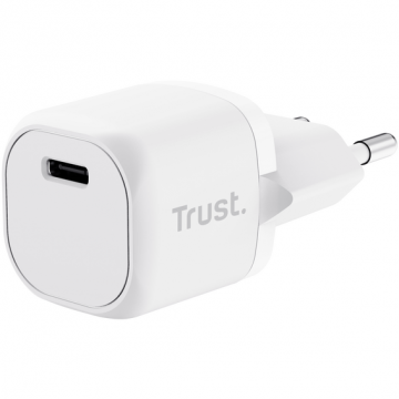 Trust Incarcator Trust Maxo USB-C 20W, alb