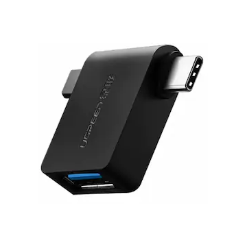 Ugreen ADAPTOR Ugreen OTG, U30453, USB Type-C(T) + Micro USB(T) to USB 3.0(M), 5Gbps, negru