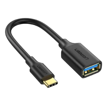 Ugreen CABLU ADAPTOR Ugreen OTG, US154, USB Type-C(T) to USB 3.0(M), 5Gbps, lungime 15cm, PVC, negru