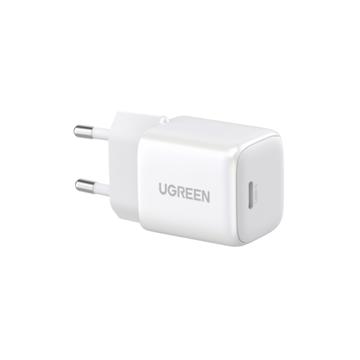 Ugreen INCARCATOR retea Ugreen, Nexode CD318 Quick Charge 20W GaN, 1 x USB Type-C 5V/3A, alb