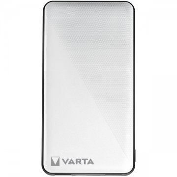 VARTA Baterie Externa Varta Energy, 10000mAh, 15W, 2 x USB-A - 1 x USB-C, Alba