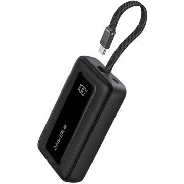 Anker Baterie Externa Anker Zolo, 10000mAh, 30W, QC + PD, 1 x USB-A - 2 x USB-C, Neagra Anker Baterie Externa Anker Zolo, 10000mAh, 30W, QC + PD, 1 x USB-A - 2 x USB-C, Neagra