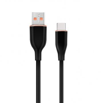 GEMBIRD Cablu Gembird CC-USB2S-AMCM-1.5M-BK, USB-A male - USB-C male, 1.5m, Black GEMBIRD Cablu Gembird CC-USB2S-AMCM-1.5M-BK, USB-A male - USB-C male, 1.5m, Black