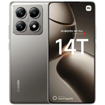 Xiaomi Telefon mobil Xiaomi 14T Pro, 12GB RAM, 512GB, 5G, Gri Xiaomi Telefon mobil Xiaomi 14T Pro, 12GB RAM, 512GB, 5G, Gri