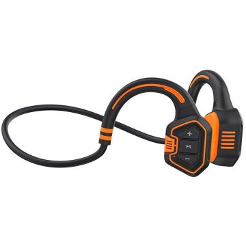 Evolveo Căști fără fir EVOLVEO BoneSwim MP3, 16GB, pentru pomeți, portocaliu Evolveo Căști fără fir EVOLVEO BoneSwim MP3, 16GB, pentru pomeți, portocaliu