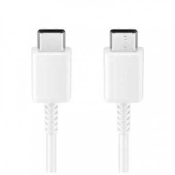 Samsung Cablu Date si Incarcare Samsung EP-DW767JWE, USB-C la USB-C, 25W, 1.8m, Alb Samsung Cablu Date si Incarcare Samsung EP-DW767JWE, USB-C la USB-C, 25W, 1.8m, Alb