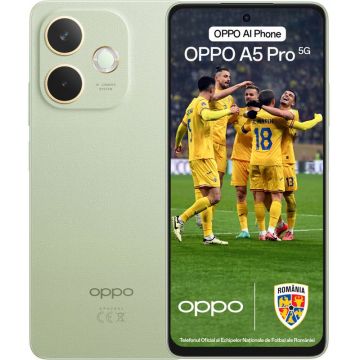 Smartphone Oppo A5 Pro, 256GB, 8GB RAM, Dual SIM, 5G, Tri-Camera, Olive Green Smartphone Oppo A5 Pro, 256GB, 8GB RAM, Dual SIM, 5G, Tri-Camera, Olive Green