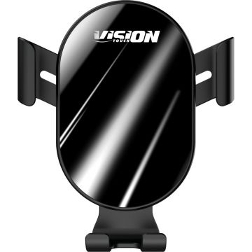 Suport auto Vision Touch, cu incarcare wireless 15W, Quick Charge, Negru Suport auto Vision Touch, cu incarcare wireless 15W, Quick Charge, Negru