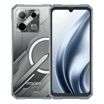 Telefon Mobil Doogee Blade GT Play LED, Argintiu, 5G, 6.72 FHD+ IPS LCD 120Hz, Camera AI 50MP, 20GB RAM (8GB+12GB extensibili), 256GB ROM, Android 14, Dimensity 7025, 5800mAh, 18W, Dual SIM Telefon Mobil Doogee Blade GT Play LED, Argintiu, 5G, 6.72 FHD+ IPS LCD 120Hz, Camera AI 50MP, 20GB RAM (8GB+12GB extensibili), 256GB ROM, Android 14, Dimensity 7025, 5800mAh, 18W, Dual SIM