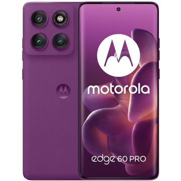 Telefon mobil Motorola Edge 60 Pro, 5G, 512GB, 12GB RAM, Dual Sim, Pantone Sparkling Grape Telefon mobil Motorola Edge 60 Pro, 5G, 512GB, 12GB RAM, Dual Sim, Pantone Sparkling Grape