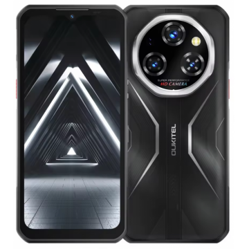 Telefon Mobil Oukitel WP55 Pro, Negru, 5G, 6.6 FHD+ 120Hz, 48GB RAM (16GB+32GB Extensibili), 512GB ROM, Android 15, Dimensity 7025, 108MP+32MP, Vedere nocturna, NFC, Face ID, 11000mAh, 33W, Dual SIM Telefon Mobil Oukitel WP55 Pro, Negru, 5G, 6.6 FHD+ 120Hz, 48GB RAM (16GB+32GB Extensibili), 512GB ROM, Android 15, Dimensity 7025, 108MP+32MP, Vedere nocturna, NFC, Face ID, 11000mAh, 33W, Dual SIM
