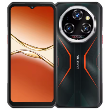 Telefon Mobil Oukitel WP55 Pro, Rosu, 5G, 6.6 FHD+ 120Hz, 48GB RAM (16GB+32GB Extensibili), 512GB ROM, Android 15, Dimensity 7025, 108MP+32MP, Vedere nocturna, NFC, Face ID, 11000mAh, 33W, Dual SIM Telefon Mobil Oukitel WP55 Pro, Rosu, 5G, 6.6 FHD+ 120Hz, 48GB RAM (16GB+32GB Extensibili), 512GB ROM, Android 15, Dimensity 7025, 108MP+32MP, Vedere nocturna, NFC, Face ID, 11000mAh, 33W, Dual SIM