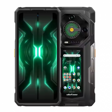 Telefon Mobil Ulefone Armor 33 Pro, 5G, AMOLED 6.95 120Hz, Ecran Secundar 3.4 , 32GB RAM (16GB + 16GB extensibili), 512GB ROM, 64MP, Night Vision, Android 14, NFC, OTG, 25500mAh, 66W, Dual SIM Telefon Mobil Ulefone Armor 33 Pro, 5G, AMOLED 6.95 120Hz, Ecran Secundar 3.4 , 32GB RAM (16GB + 16GB extensibili), 512GB ROM, 64MP, Night Vision, Android 14, NFC, OTG, 25500mAh, 66W, Dual SIM