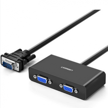 Ugreen SPLITTER video Ugreen, 40254 1 x VGA (T) la 2 x VGA (M), rezolutie full HD 1920 x 1440 la 60Hz negru, 20918 Ugreen SPLITTER video Ugreen, 40254 1 x VGA (T) la 2 x VGA (M), rezolutie full HD 1920 x 1440 la 60Hz negru, 20918