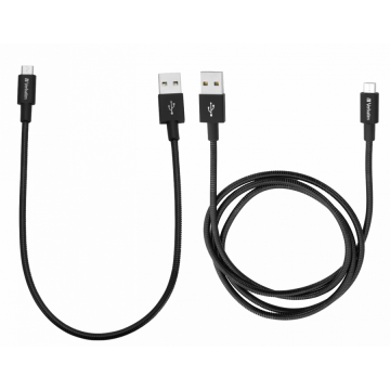 Verbatim Cablu de sincronizare si incarcare, Verbatim, USB-A, Negru Verbatim Cablu de sincronizare si incarcare, Verbatim, USB-A, Negru