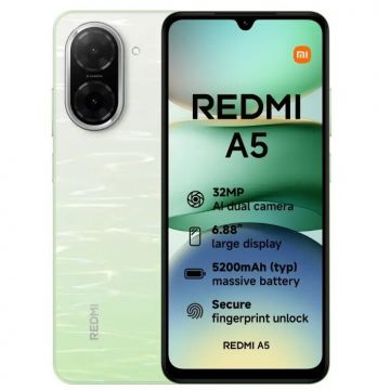 Xiaomi Telefon Mobil Xiaomi Redmi A5, 64GB, 3GB RAM, 4G, Charger Pack 15W, Lake Green Xiaomi Telefon Mobil Xiaomi Redmi A5, 64GB, 3GB RAM, 4G, Charger Pack 15W, Lake Green