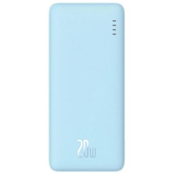 BASEUS Acumulator extern Baseus Airpow Fast Charge 20.000 mAh, 20W, cu cablu USB USB-C 0.5m, Albastru BASEUS Acumulator extern Baseus Airpow Fast Charge 20.000 mAh, 20W, cu cablu USB USB-C 0.5m, Albastru