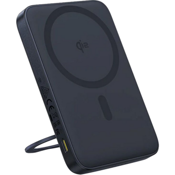 BASEUS Baterie externa Baseus PicoGo Qi2 Magnetic 5000mAh, 20W, cu cablu USB-C 30cm inclus, Negru BASEUS Baterie externa Baseus PicoGo Qi2 Magnetic 5000mAh, 20W, cu cablu USB-C 30cm inclus, Negru