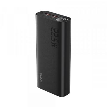 BWOO Baterie Externa BWOO BO-P44, 20000mAh, 22.5W, QC + PD, 1 x USB-C - 2 x USB-A, Neagra BWOO Baterie Externa BWOO BO-P44, 20000mAh, 22.5W, QC + PD, 1 x USB-C - 2 x USB-A, Neagra