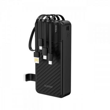Dudao Baterie Externa Dudao K11 Pro, 20000mAh, 10W, 1 x Lightning - 1 x microUSB - 1 x USB-A - 1 x USB-C, Neagra Dudao Baterie Externa Dudao K11 Pro, 20000mAh, 10W, 1 x Lightning - 1 x microUSB - 1 x USB-A - 1 x USB-C, Neagra