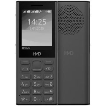 HMD Telefon mobil HMD 130 Music Dual Sim, 2.4 inch, 2G, 8MB RAM, 8MB, Gri HMD Telefon mobil HMD 130 Music Dual Sim, 2.4 inch, 2G, 8MB RAM, 8MB, Gri
