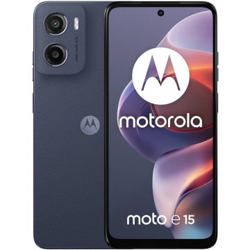 Motorola Telefon mobil Motorola e15, 6.67 inch, Dual SIM, 64GB, 2GB RAM, Denim Blue Motorola Telefon mobil Motorola e15, 6.67 inch, Dual SIM, 64GB, 2GB RAM, Denim Blue