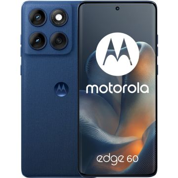 Motorola Telefon mobil Motorola Edge 60, 6.67 inch, Dual SIM, 256GB, 8GB RAM, 5G, Pantone Gibraltar Sea Motorola Telefon mobil Motorola Edge 60, 6.67 inch, Dual SIM, 256GB, 8GB RAM, 5G, Pantone Gibraltar Sea