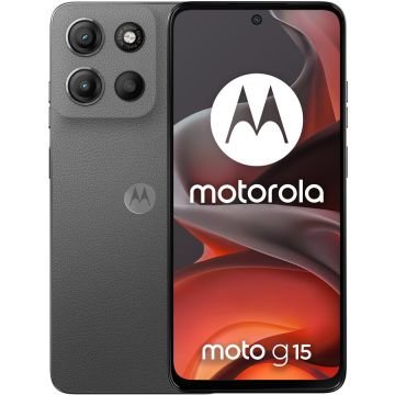 Motorola Telefon mobil Motorola g15, 6.72 inch, Dual SIM, 512GB, 8GB RAM, 4G, Gravity Grey Motorola Telefon mobil Motorola g15, 6.72 inch, Dual SIM, 512GB, 8GB RAM, 4G, Gravity Grey
