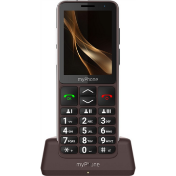 Myphone Telefon mobil pentru seniori MyPhone Bueno LTE Praline, 2.8 inch, 48MB RAM, 128MB, 4G, Maro Myphone Telefon mobil pentru seniori MyPhone Bueno LTE Praline, 2.8 inch, 48MB RAM, 128MB, 4G, Maro