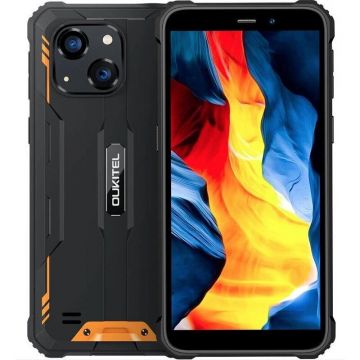 OUKITEL Telefon Mobil Oukitel G2, Unisoc T606 Octa-Core, IPS LCD 6, 4GB RAM, 64GB Flash, Camera Duala 13 MP, Wi-Fi, 4G, Dual SIM, Android, Negru-Portocaliu OUKITEL Telefon Mobil Oukitel G2, Unisoc T606 Octa-Core, IPS LCD 6, 4GB RAM, 64GB Flash, Camera Duala 13 MP, Wi-Fi, 4G, Dual SIM, Android, Negru-Portocaliu