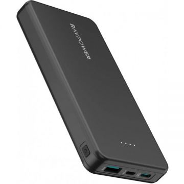 RAVPOWER Baterie Externa RavPower RP-PB1215, 10000mAh, 15W, 1 x USB-A - 1 x USB-C, Neagra RAVPOWER Baterie Externa RavPower RP-PB1215, 10000mAh, 15W, 1 x USB-A - 1 x USB-C, Neagra